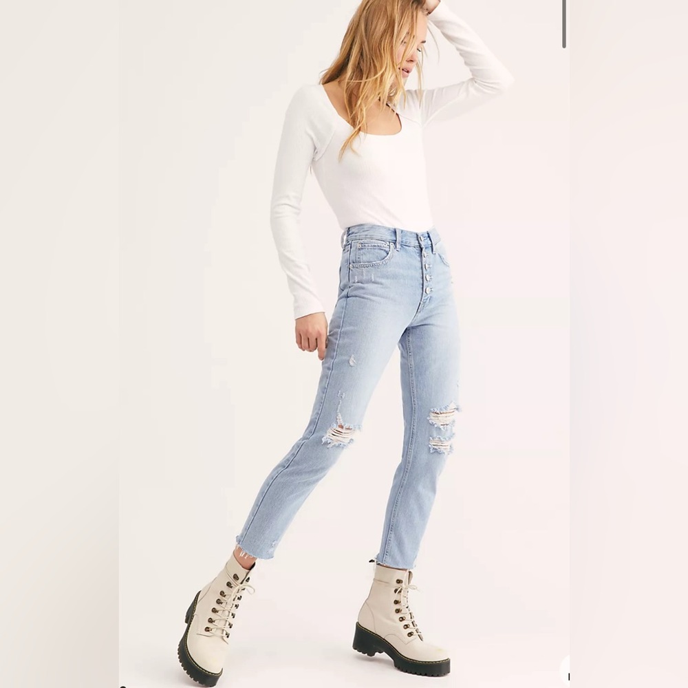 We the Free Blossom Rigid Skinny Jeans 28